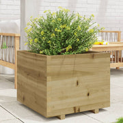 Jardinière en bois de pin imprégné 60x60x49,5 cm v0856 Vetonek