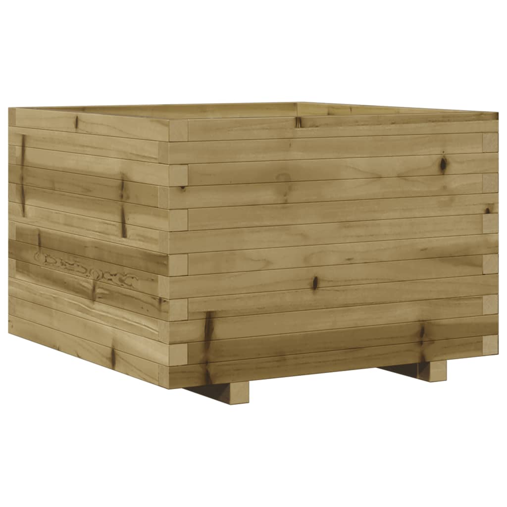 Jardinière en bois de pin imprégné Vetonek 70x70x49,5 cm