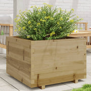 Jardinière en bois de pin imprégné 70x70x49,5 cm v0900 Vetonek