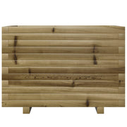 Jardinière en bois de pin imprégné 70x40x49,5 cm v0955 - Vetonek