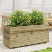 Jardinière en bois de pin imprégné 110x40x49,5 cm v1051 Vetonek