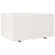 Vetonek Jardinière en bois de pin blanc massif 90x60x49,5 cm