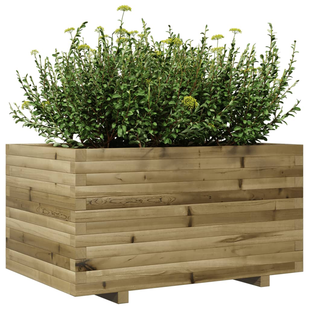 Jardinière en bois de pin imprégné 90x60x49,5 cm v1105 - Vetonek