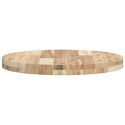 Plateau de table rond en bois d'acacia massif Ø50x4 cm V1327 Vetonek