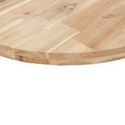 Plateau de table rond en bois d'acacia massif Ø50x4 cm V1327 Vetonek