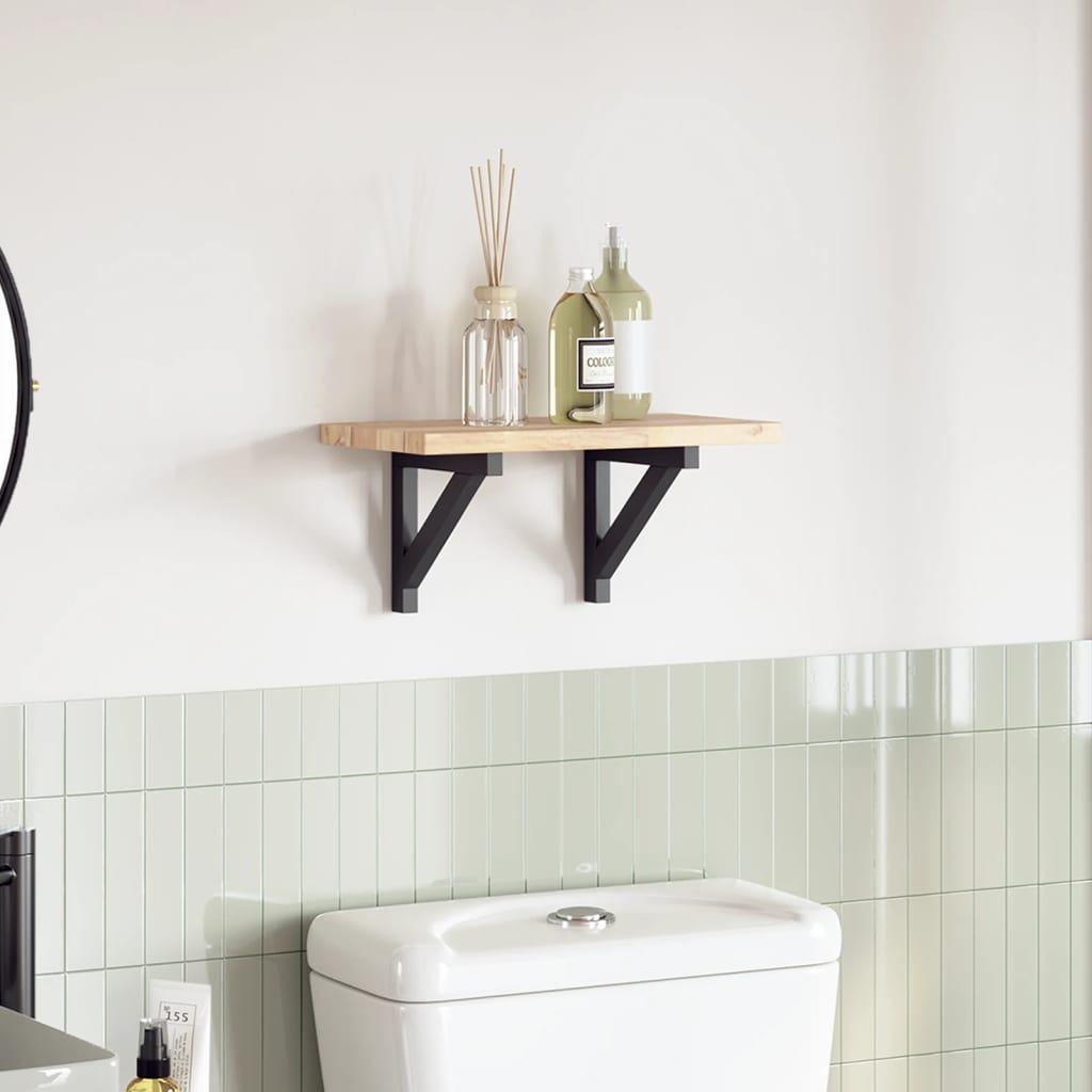 Plateau de table rectangulaire en bois d'acacia massif 40x20x2 cm V1730 Vetonek