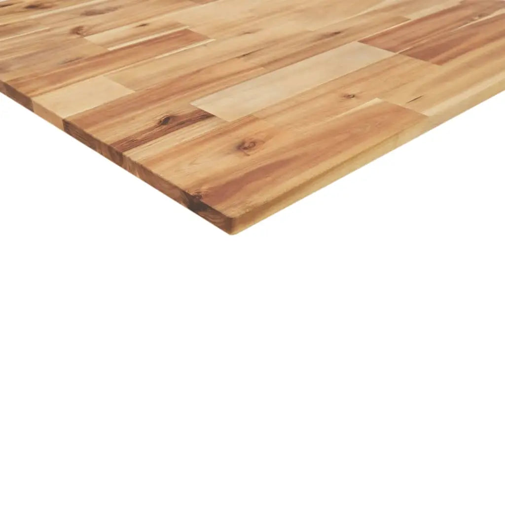 Plateau de table rectangulaire en bois d'acacia massif 120x50x2 cm V2645 Vetonek