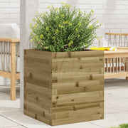 Jardinière en bois de pin imprégné 40x40x46 cm v5332 Vetonek