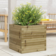 Jardinière en bois de pin imprégné 50x50x46 cm v5387 Vetonek