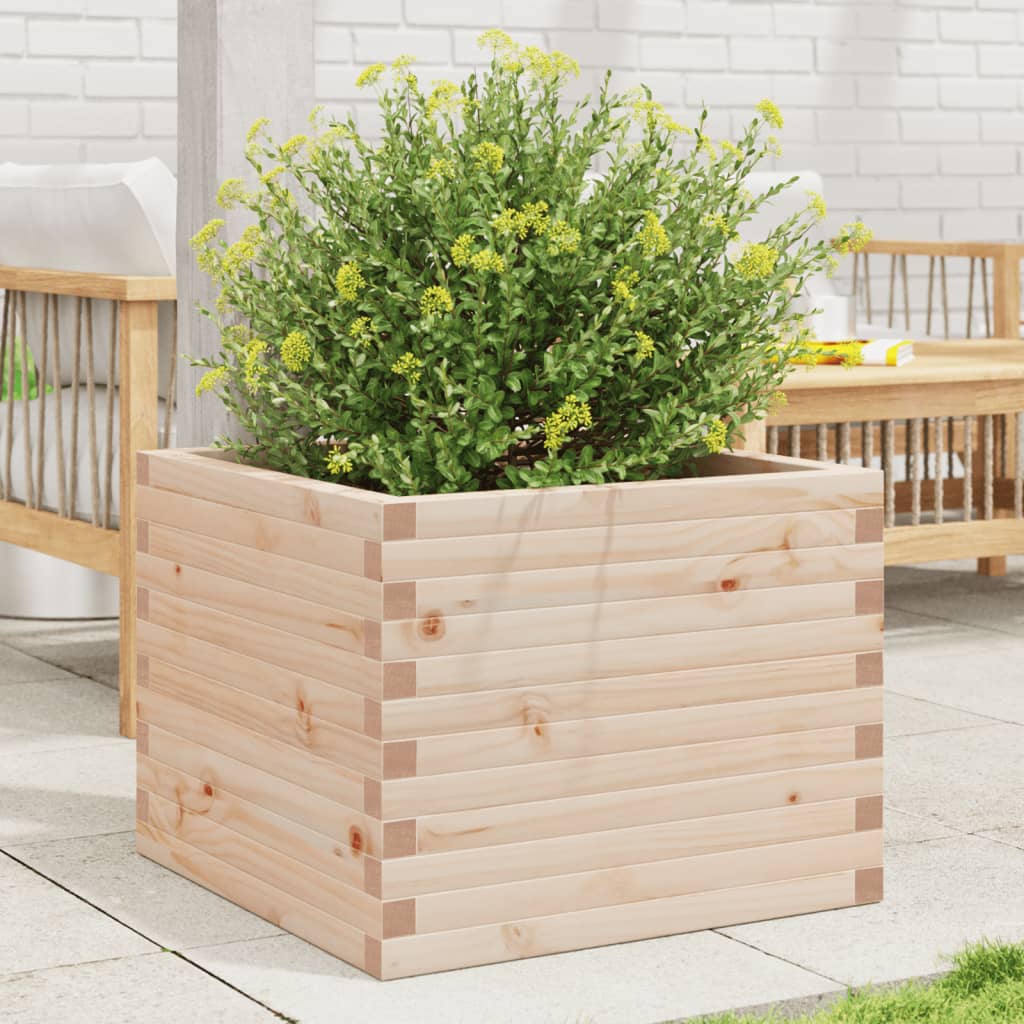 Vetonek Jardinera de madera maciza de pino 60x60x46 cm