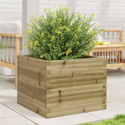 Jardinière en bois de pin imprégné 60x60x46 cm v5431 Vetonek