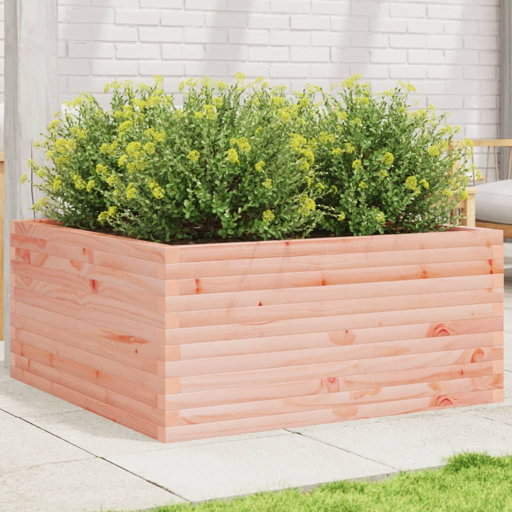 Vetonek Jardinera madera maciza de abeto Douglas 100x100x46 cm