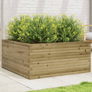 Jardinière en bois de pin imprégné 100x100x46 cm v5639 Vetonek