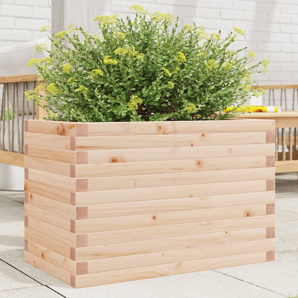 Vetonek Jardinera madera maciza de pino 70x40x46 cm