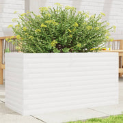 Jardinière en pin blanc massif 90x40x46 cm v5752 Vetonek