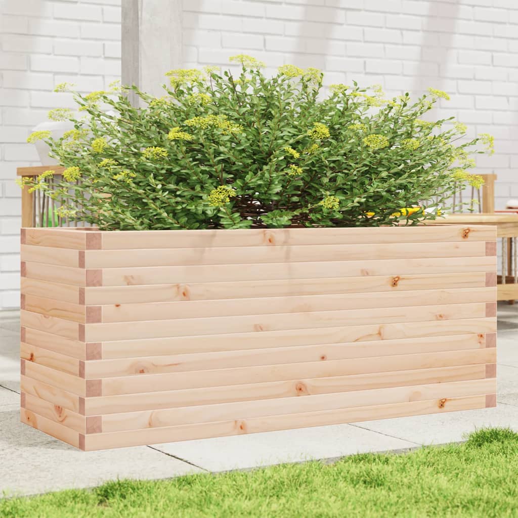 Vetonek Jardinera de madera maciza de pino 110x40x46 cm