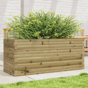 Jardinière en bois de pin imprégné 110x40x46 cm v5837 Vetonek