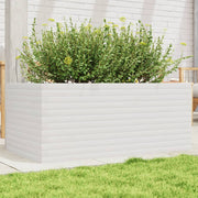Jardinière en pin blanc massif 110x60x46 cm v5905 Vetonek