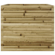 Jardinière en bois de pin imprégné 80x80x68,5 cm v6131 - Vetonek