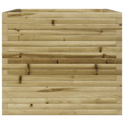 Jardinière en bois de pin imprégné 80x80x68,5 cm v6131 - Vetonek