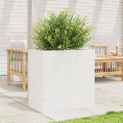 Jardinière en pin blanc massif 70x40x68,5 cm v6155 Vetonek