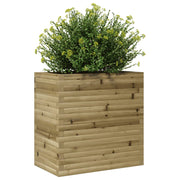 Jardinière en bois de pin imprégné 70x40x68,5 cm v6186 - Vetonek