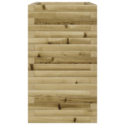 Jardinière en bois de pin imprégné 70x40x68,5 cm v6186 - Vetonek