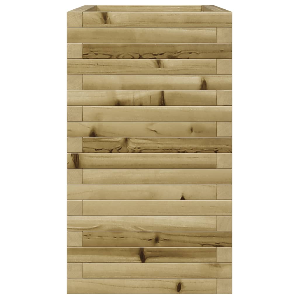 Jardinière en bois de pin imprégné 70x40x68,5 cm v6186 - Vetonek