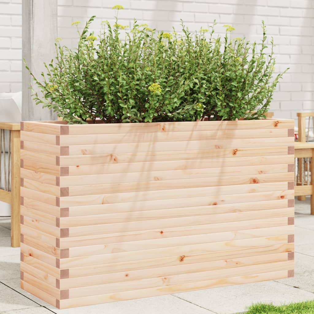 Vetonek Jardinera madera maciza de pino 110x40x68,5 cm