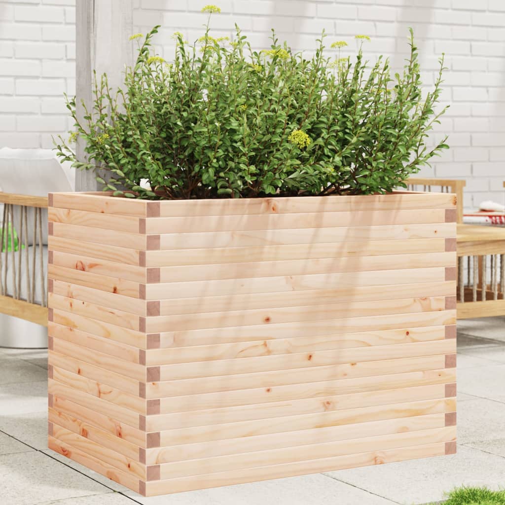 Vetonek Jardinera madera maciza de pino 90x60x68,5 cm