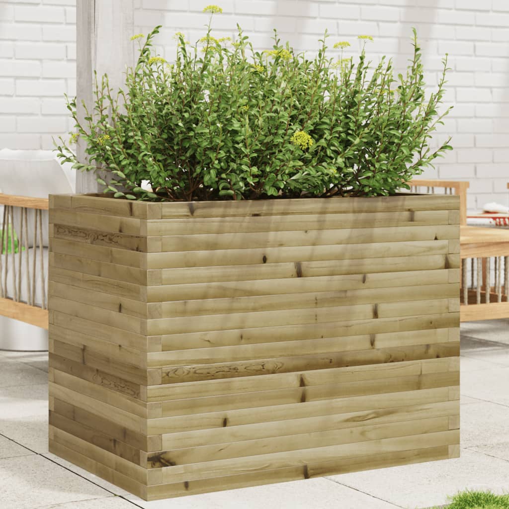 Vetonek Jardinera madera de pino impregnada 90x60x68,5 cm