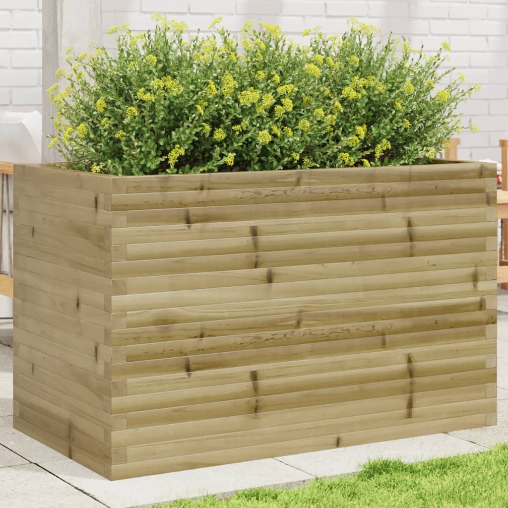 Jardinière en bois de pin imprégné 110x60x68,5 cm v6384 Vetonek