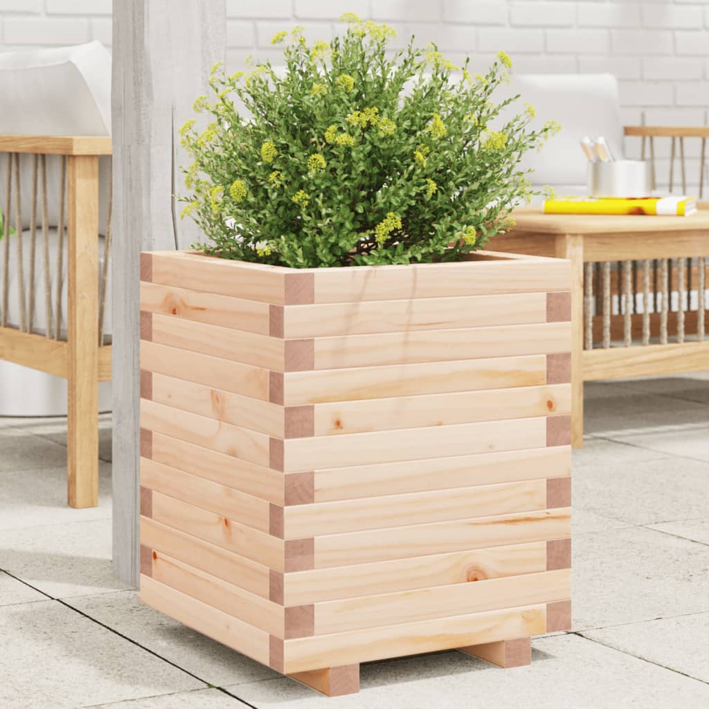 Vetonek Jardinera madera maciza de pino 40x40x49,5 cm