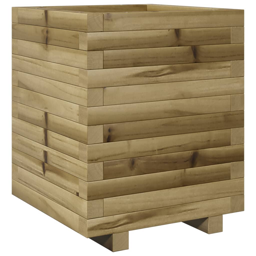 Jardinière en bois de pin imprégné Vetonek 40x40x49,5 cm