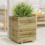 Jardinière en bois de pin imprégné 40x40x49,5 cm v6438 Vetonek