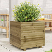 Jardinière en bois de pin imprégné 50x50x49,5 cm v6483 Vetonek