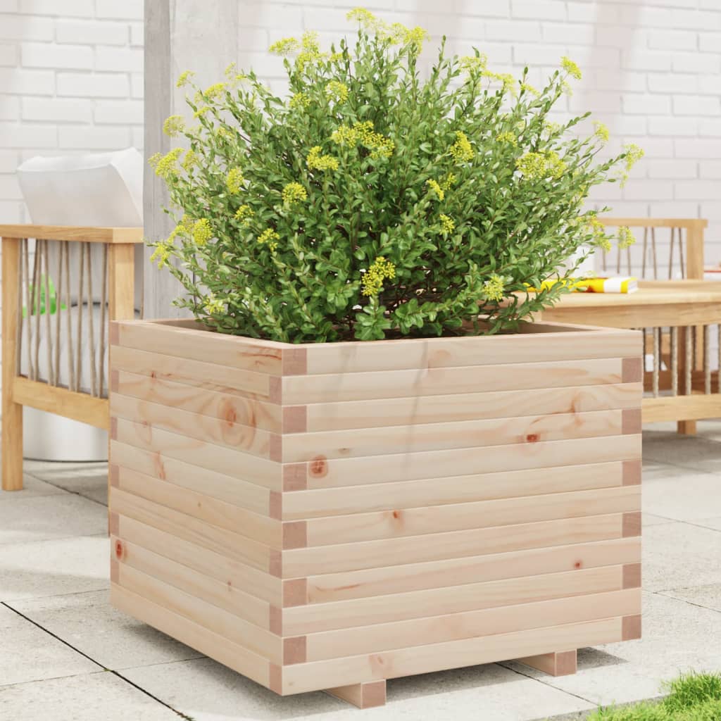 Vetonek Jardinera madera maciza de pino 60x60x49,5 cm