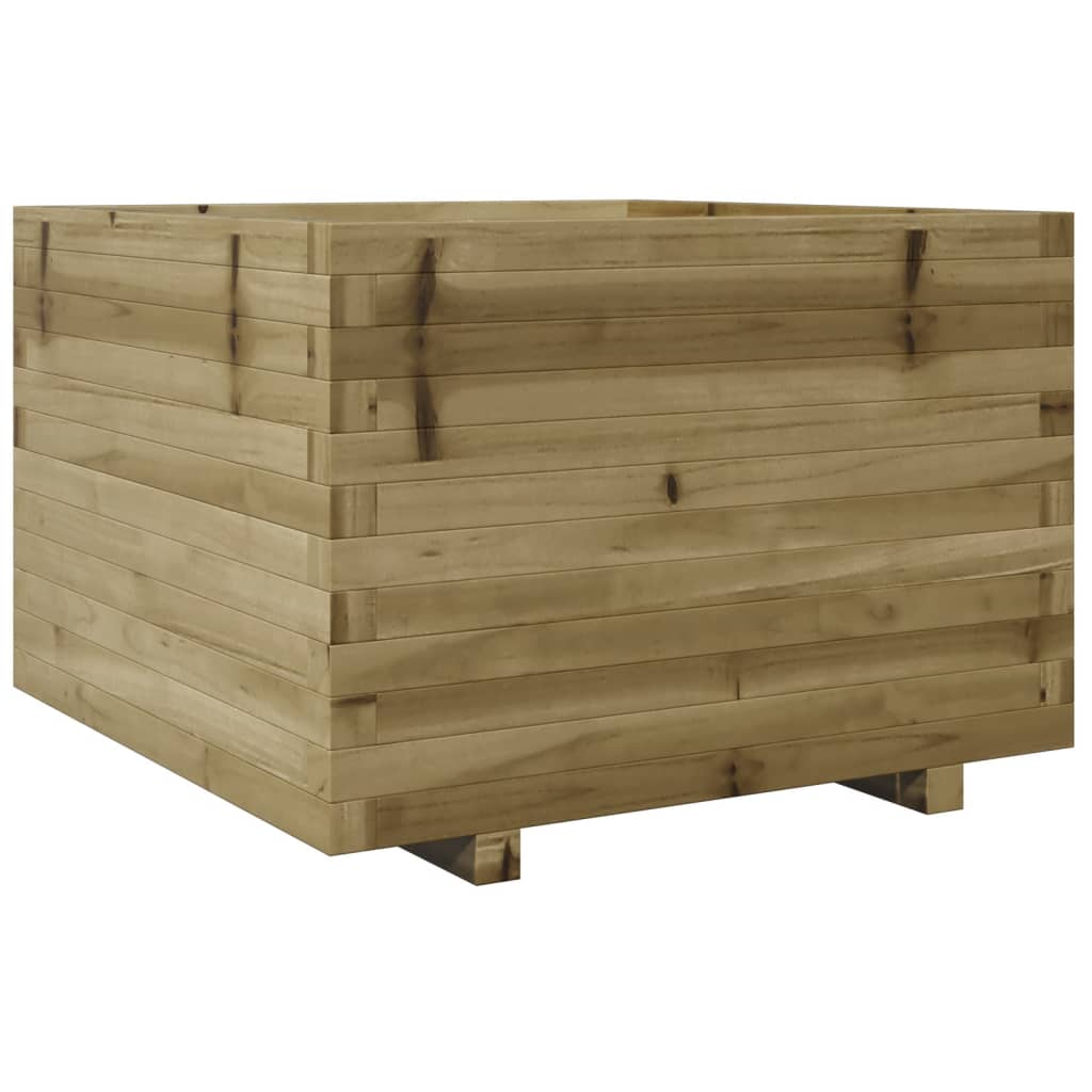 Jardinière en bois de pin imprégné Vetonek 70x70x49,5 cm