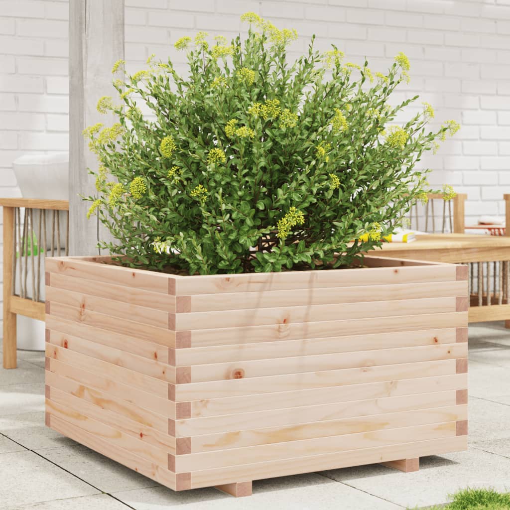 Vetonek Jardinera madera maciza de pino 80x80x49,5 cm