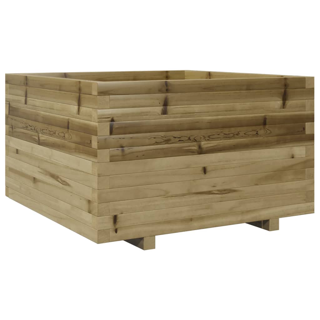 Jardinière en bois de pin imprégné Vetonek 80x80x49,5 cm