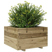 Jardinière en bois de pin imprégné 80x80x49,5 cm v6636 - Vetonek