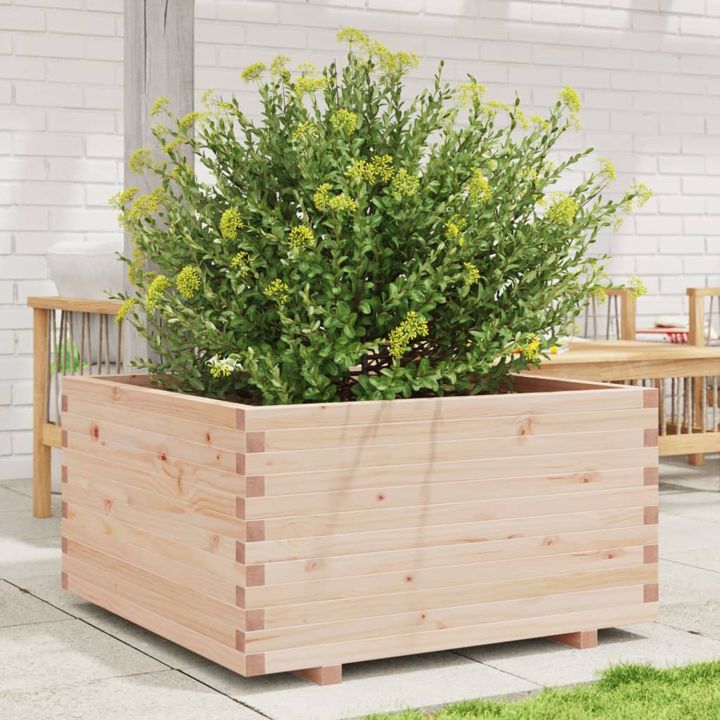 Vetonek Jardinera madera maciza de pino 90x90x49,5 cm