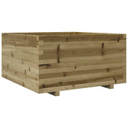 Jardinière en bois de pin imprégné Vetonek 90x90x49,5 cm