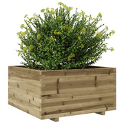 Jardinière en bois de pin imprégné 90x90x49,5 cm v6681 - Vetonek