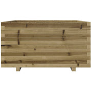 Jardinière en bois de pin imprégné 90x90x49,5 cm v6681 - Vetonek