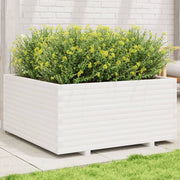 Jardinière en bois de pin blanc massif 100x100x49,5 cm v6704 Vetonek
