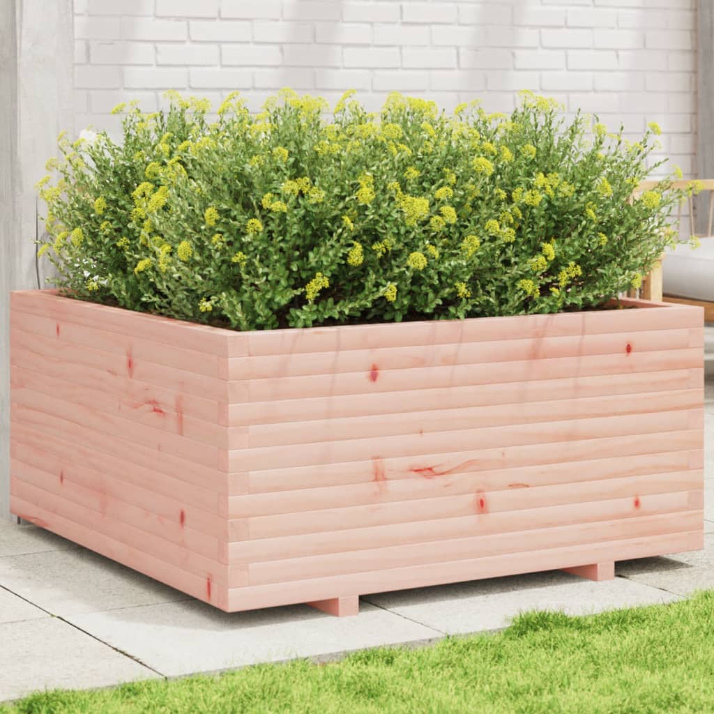 Vetonek Jardinera madera maciza de abeto Douglas 100x100x49,5 cm