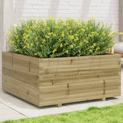 Jardinière en bois de pin imprégné 100x100x49,5 cm v6735 Vetonek