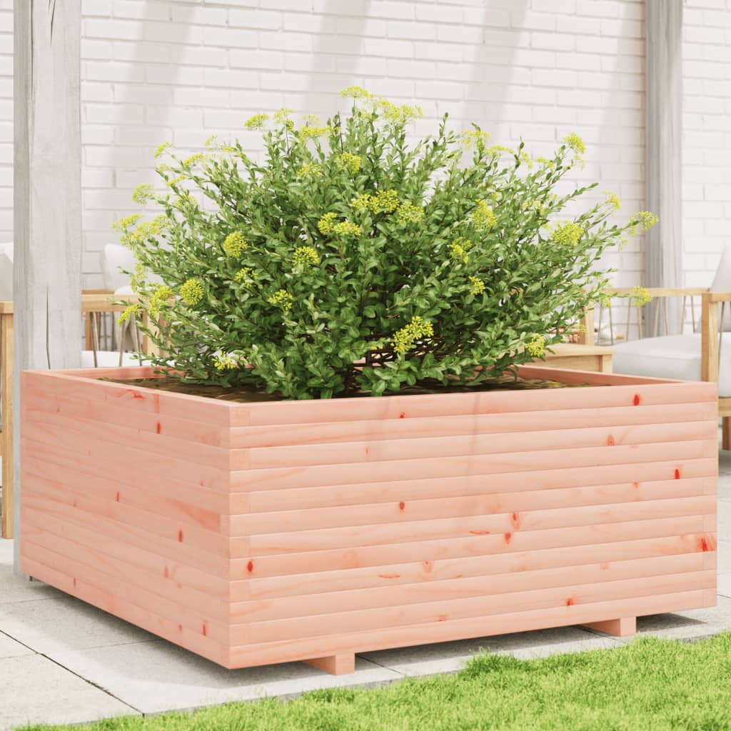 Vetonek Jardinera madera maciza de abeto Douglas 110x110x49,5 cm