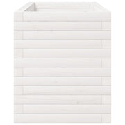 Jardinière en pin blanc massif 90x40x49,5 cm v6858 - Vetonek